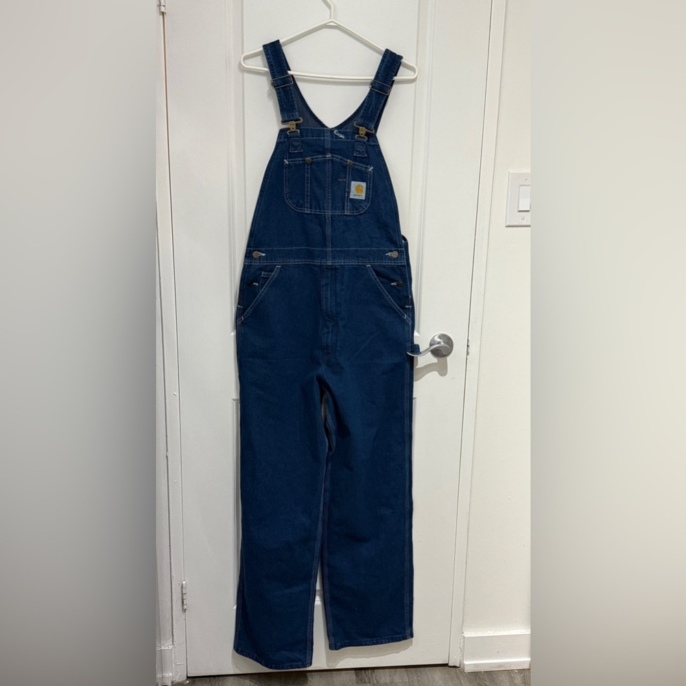 Vintage Carhartt Dark Blue Denim Overalls